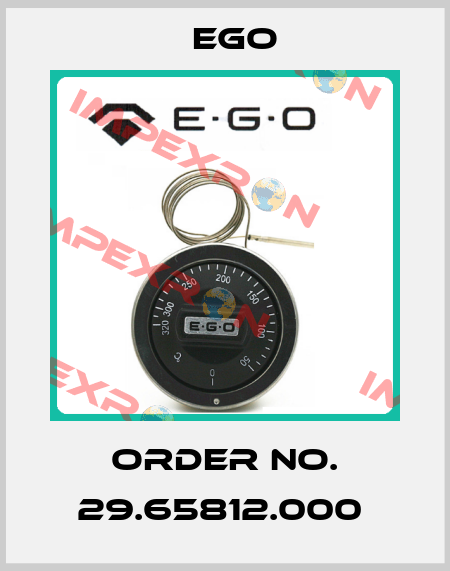Order No. 29.65812.000  EGO