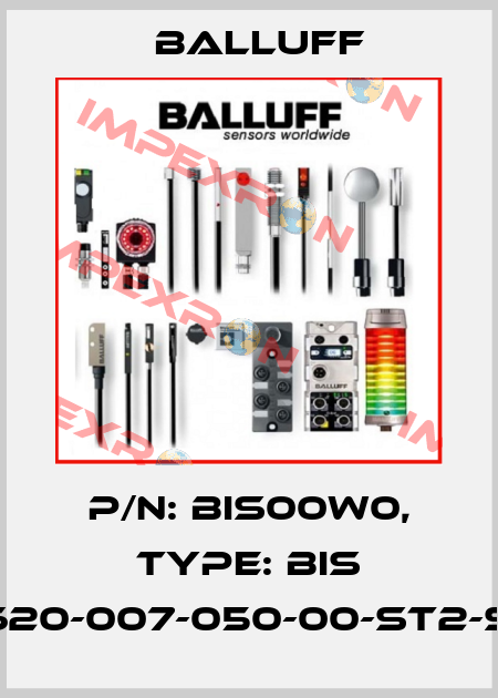 P/N: BIS00W0, Type: BIS C-620-007-050-00-ST2-SA1 Balluff
