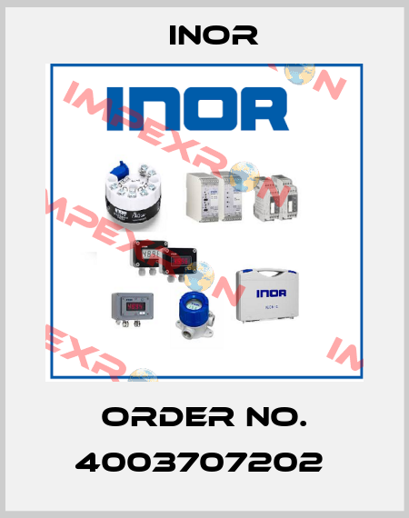 Order No. 4003707202  Inor