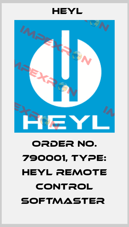Order No. 790001, Type: Heyl Remote Control Softmaster  Heyl