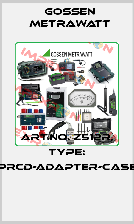 Art.No. Z512R, Type: PRCD-Adapter-case  Gossen Metrawatt