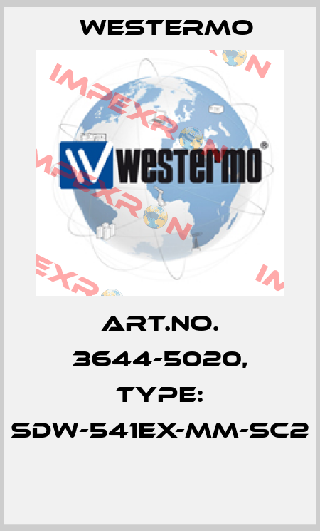 Art.No. 3644-5020, Type: SDW-541EX-MM-SC2  Westermo