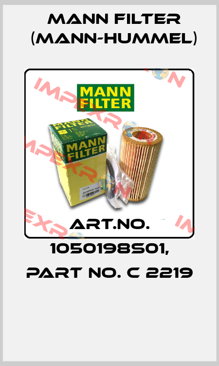 Art.No. 1050198S01, Part No. C 2219  Mann Filter (Mann-Hummel)