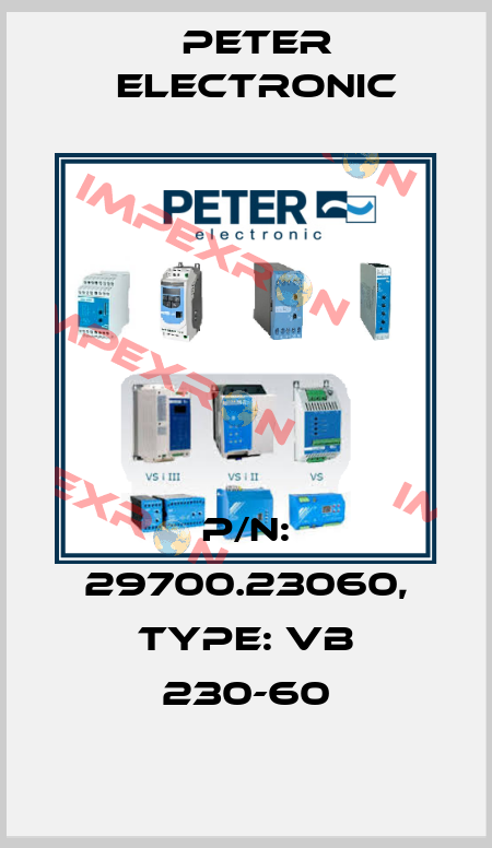 P/N: 29700.23060, Type: VB 230-60 Peter Electronic