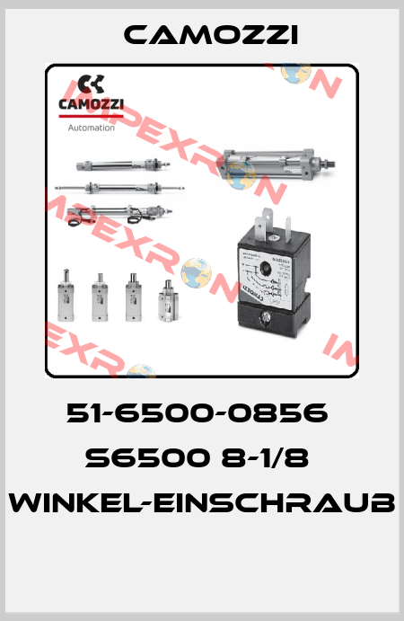 51-6500-0856  S6500 8-1/8  WINKEL-EINSCHRAUB  Camozzi
