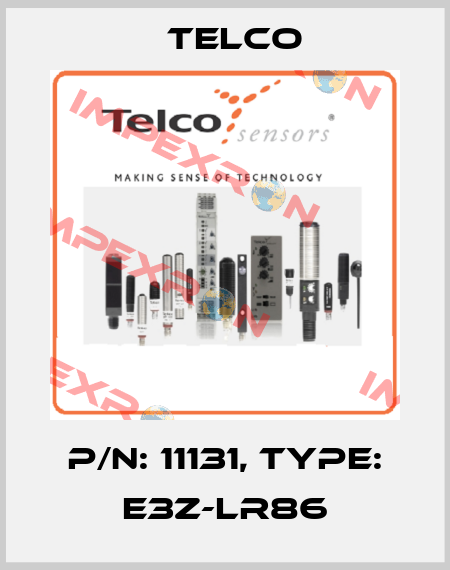p/n: 11131, Type: E3Z-LR86 Telco