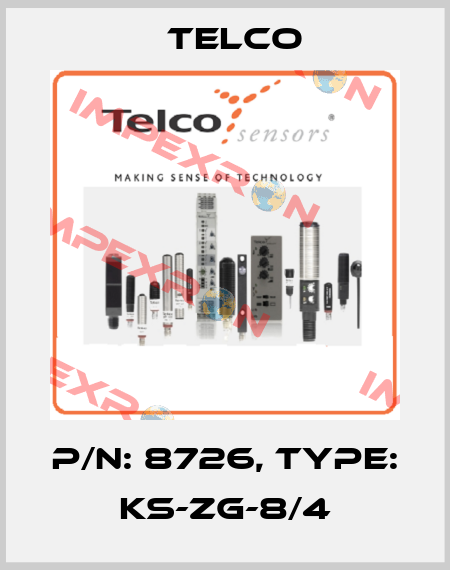 p/n: 8726, Type: KS-ZG-8/4 Telco