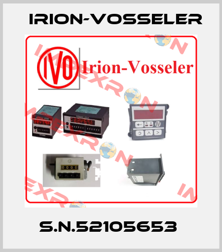 S.N.52105653  Irion-Vosseler