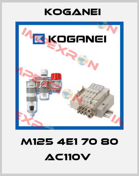 M125 4E1 70 80 AC110V  Koganei