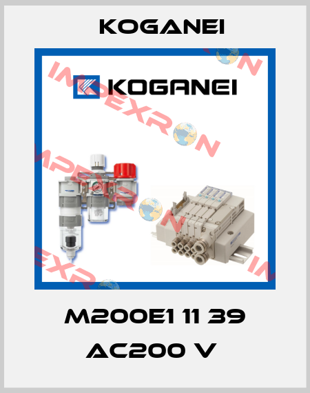 M200E1 11 39 AC200 V  Koganei