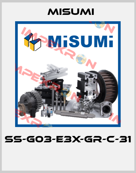 SS-G03-E3X-GR-C-31  Misumi