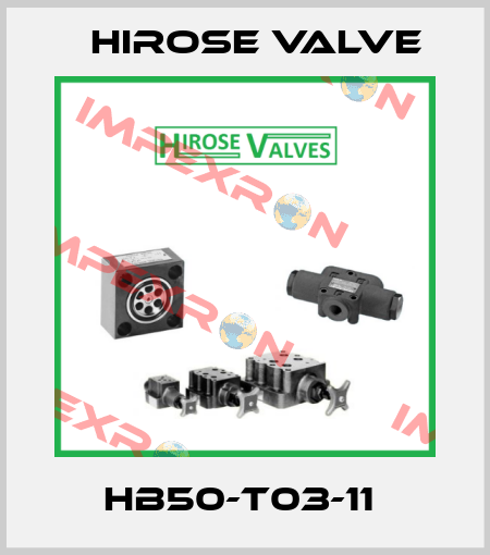 HB50-T03-11  Hirose Valve