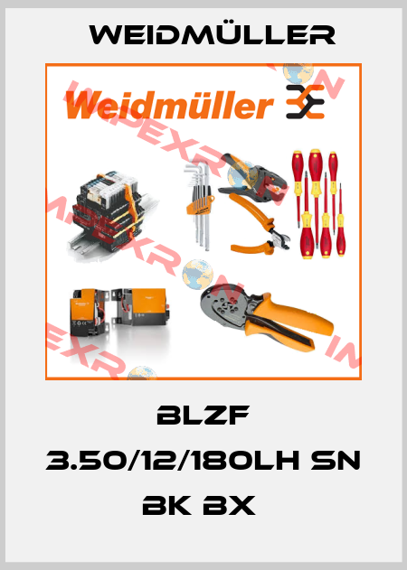 BLZF 3.50/12/180LH SN BK BX  Weidmüller