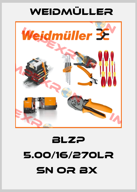 BLZP 5.00/16/270LR SN OR BX  Weidmüller