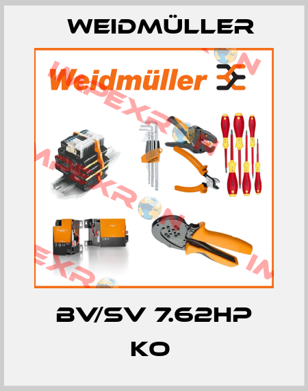BV/SV 7.62HP KO  Weidmüller