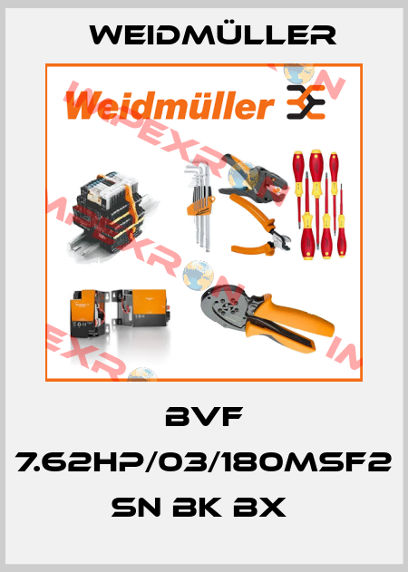 BVF 7.62HP/03/180MSF2 SN BK BX  Weidmüller