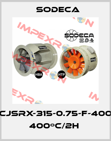 CJSRX-315-0.75-F-400  400ºC/2H  Sodeca
