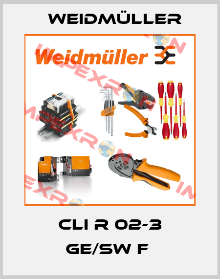 CLI R 02-3 GE/SW F  Weidmüller