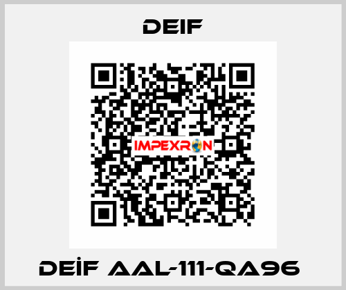 DEİF AAL-111-QA96  Deif