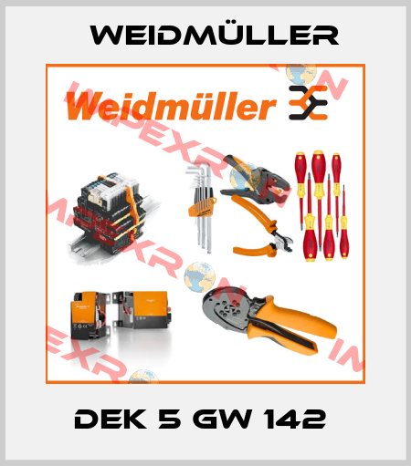 DEK 5 GW 142  Weidmüller
