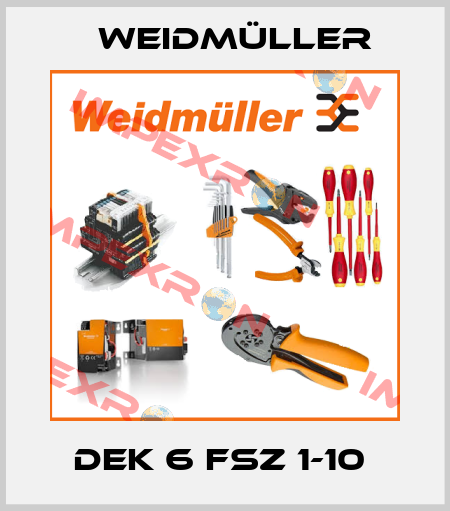 DEK 6 FSZ 1-10  Weidmüller