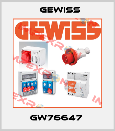 GW76647  Gewiss