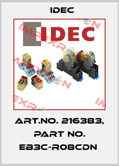 Art.No. 216383, Part No. EB3C-R08CDN  Idec