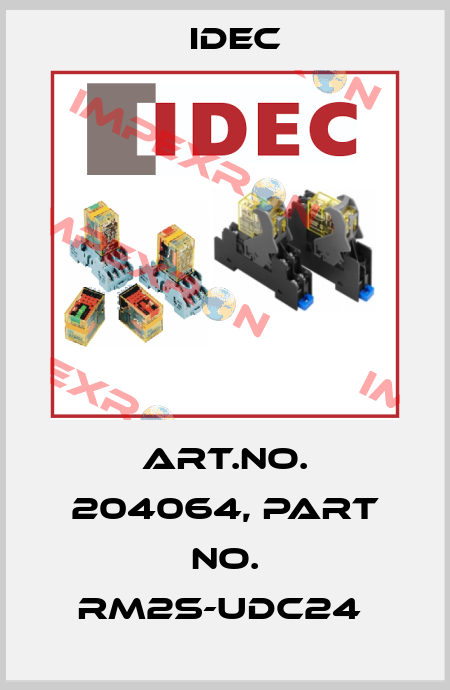 Art.No. 204064, Part No. RM2S-UDC24  Idec