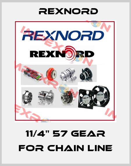 11/4" 57 GEAR FOR CHAIN LINE Rexnord