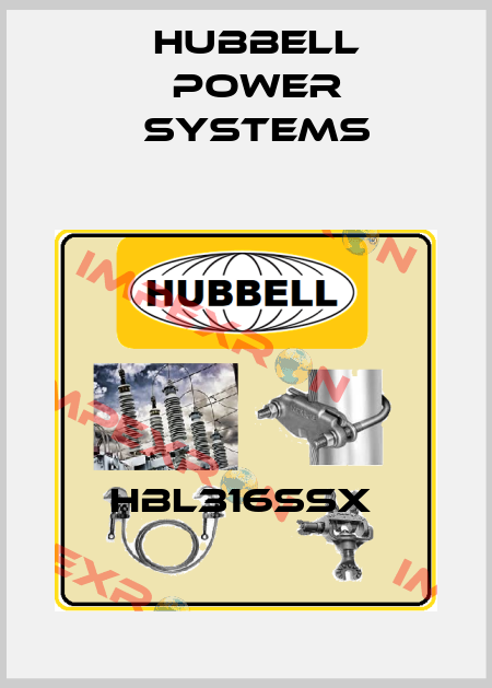 HBL316SSX  Hubbell Power Systems