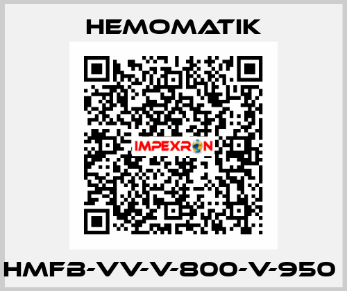 HMFB-VV-V-800-V-950  Hemomatik