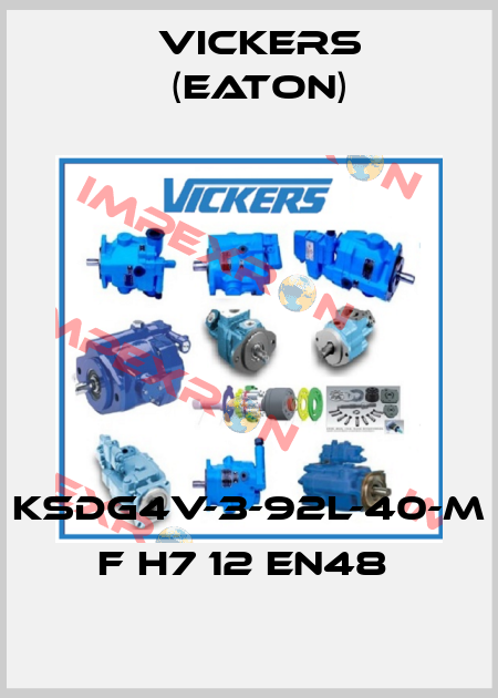 KSDG4V-3-92L-40-M F H7 12 EN48  Vickers (Eaton)