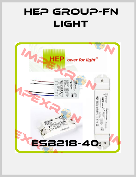 ESB218-40.  Hep group-FN LIGHT