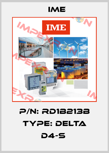 P/N: RD1B213B Type: Delta D4-s  Ime