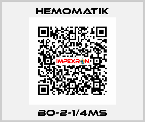 BO-2-1/4MS Hemomatik