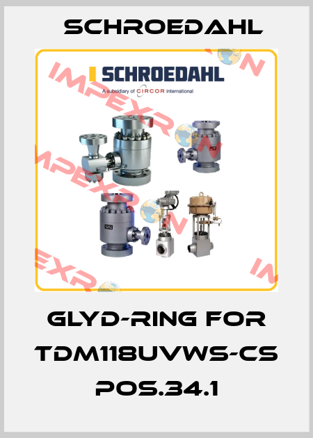 Glyd-Ring for TDM118UVWS-CS pos.34.1 Schroedahl