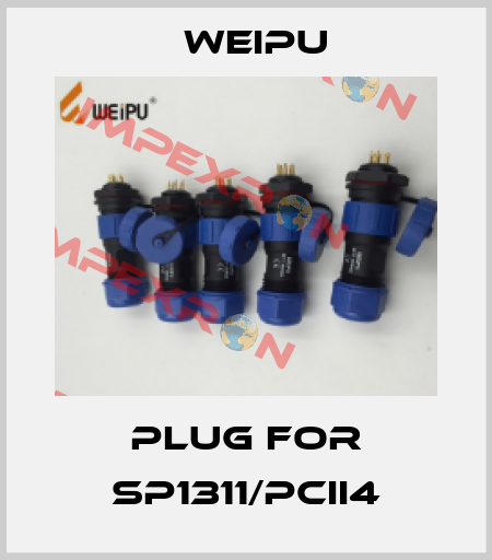 plug for SP1311/PCII4 Weipu