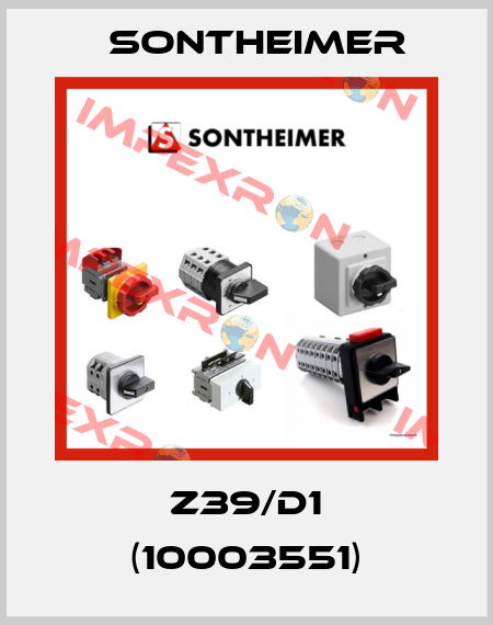 Z39/D1 (10003551) Sontheimer