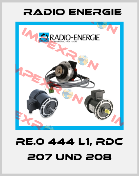 RE.0 444 L1, RDC 207 und 208 Radio Energie