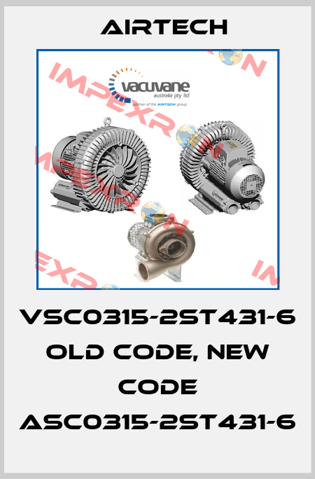 VSC0315-2ST431-6 old code, new code ASC0315-2ST431-6 Airtech