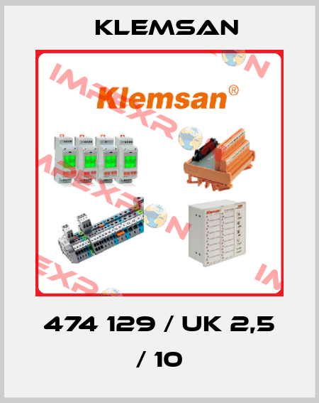 474 129 / UK 2,5 / 10 Klemsan