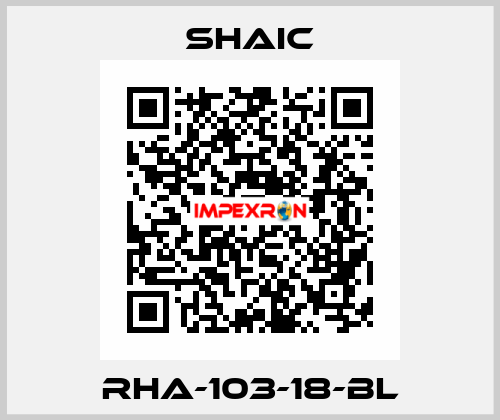 RHA-103-18-BL Shaic
