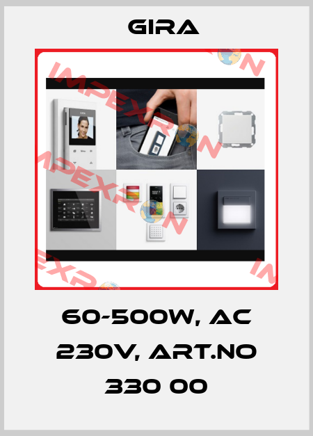 60-500W, AC 230V, art.No 330 00 Gira