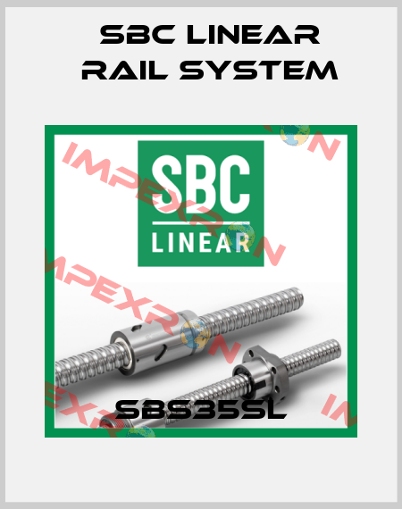 SBS35SL SBC Linear Rail System