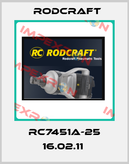 RC7451A-25 16.02.11  Rodcraft