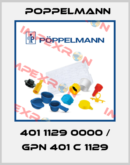 401 1129 0000 / GPN 401 C 1129 Poppelmann