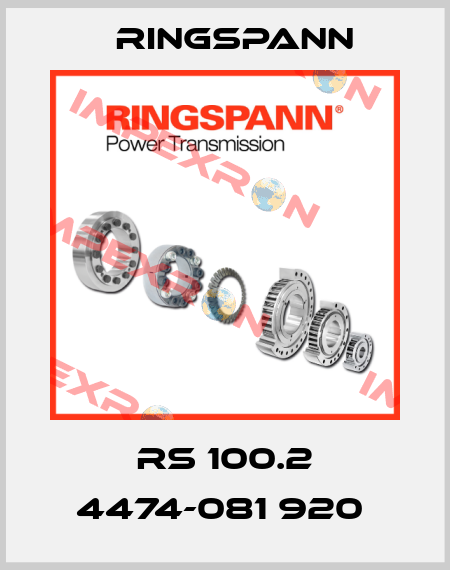 RS 100.2 4474-081 920  Ringspann