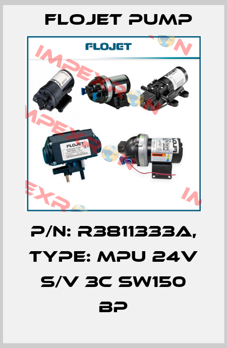 P/N: R3811333A, Type: MPU 24V S/V 3C SW150 BP Flojet Pump