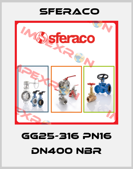 GG25-316 PN16 DN400 NBR Sferaco