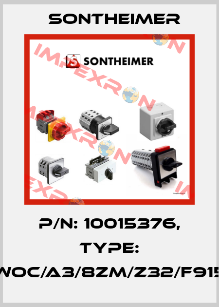 P/N: 10015376, Type: WOC/A3/8ZM/Z32/F915 Sontheimer